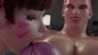 High-Definition Video Of A Transsexual'S Anal Creampie In The Game Overwatch Zarya