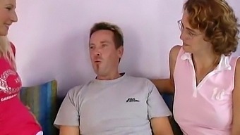 Gina'S Casting With Sara And Klaus - German Threesome With Dogstyle And Fingering