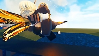 A Godzilla And Mothra Erotic Fight On Roblox