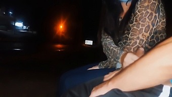 Daring Move: Almost Flashing A Woman Waiting For The Bus - What'S Her Reaction?